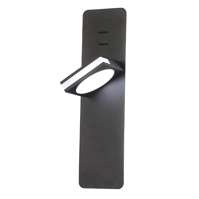 Бра 30*8 см, 2*LED*5 W+12W, 3000K / 4000K / 5000K черный Crystal Lux CLT 216W BL