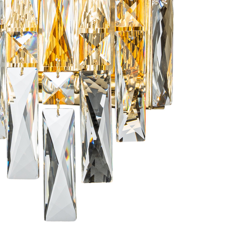 Бра 20*11,5*25 см, 2*E14*40W, Indigo Crystal V000441, золотой, 12041/2W Gold