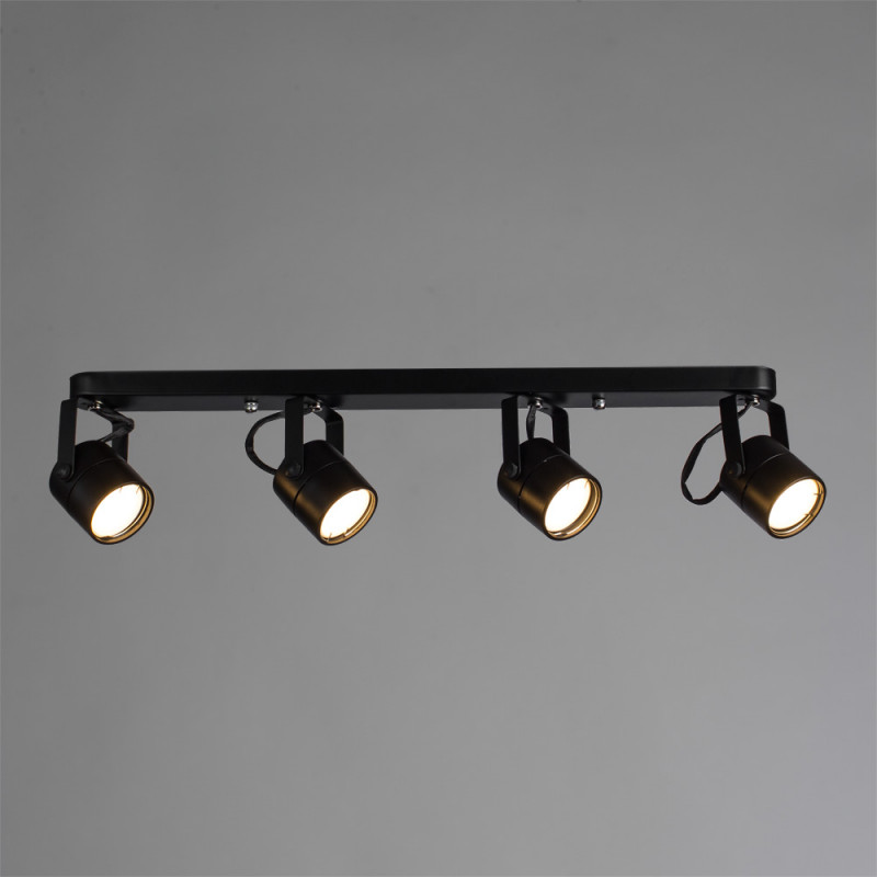 Спот Arte Lamp Lente A1310PL-4BK, черный