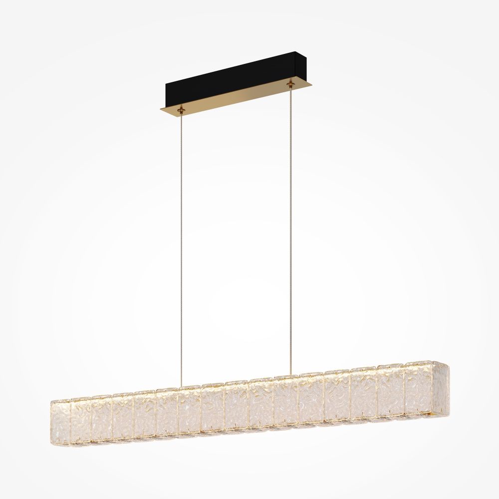 Подвесной светильник 97*8*25,5-315,5 см, *LED*28W, 3000K, Maytoni Majesty MOD517PL-L28BS3K, Золото