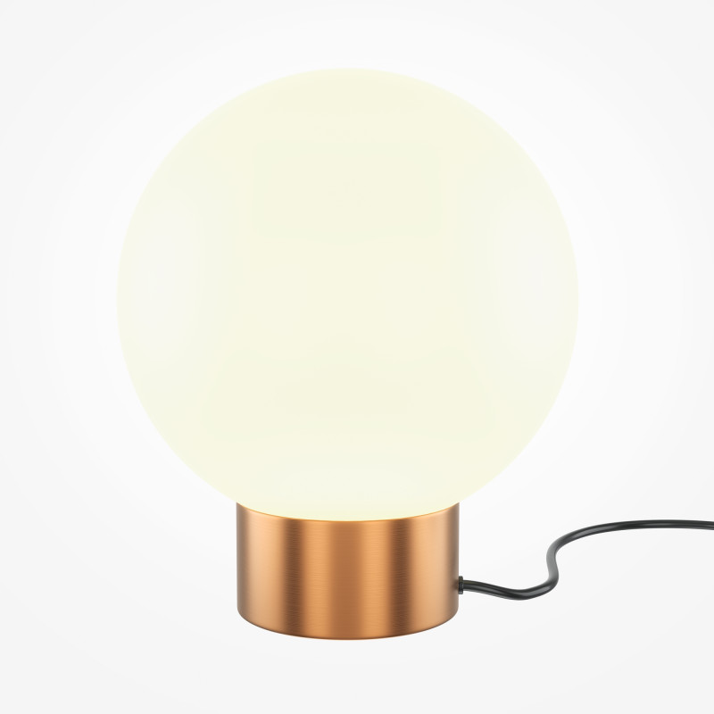 Настольный светильник  20 см, E14 1 40W, К, Матовое Золото Maytoni Basic form MOD321TL-01G3