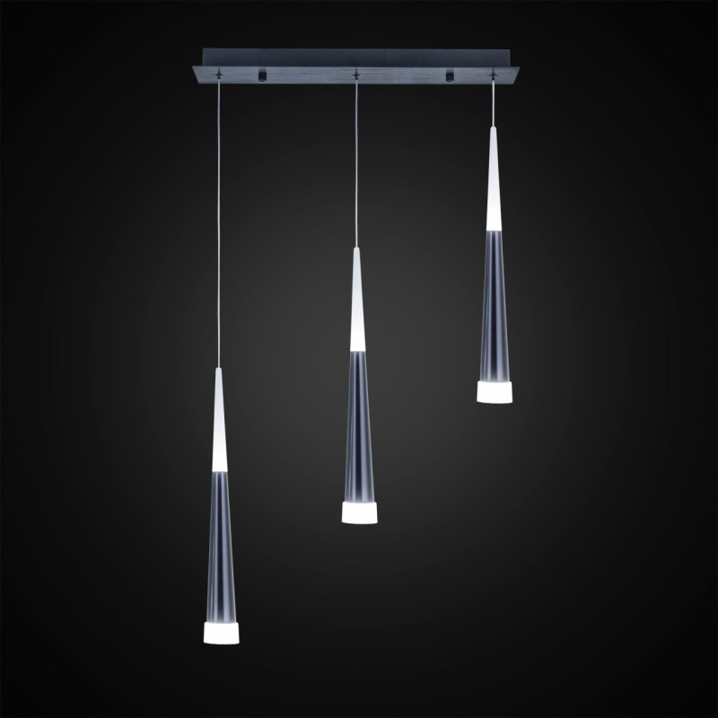 Светильник подвесной 55*9*160 см LED*21 W, 3000 К Citilux Вегас Черный CL227031