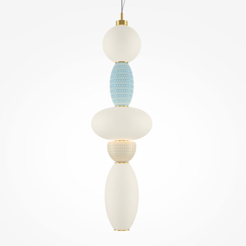 Подвесной светильник 22*400 см, LED 23W 3000K Maytoni Modern Adore MOD297PL-L24BS3K1 латунь