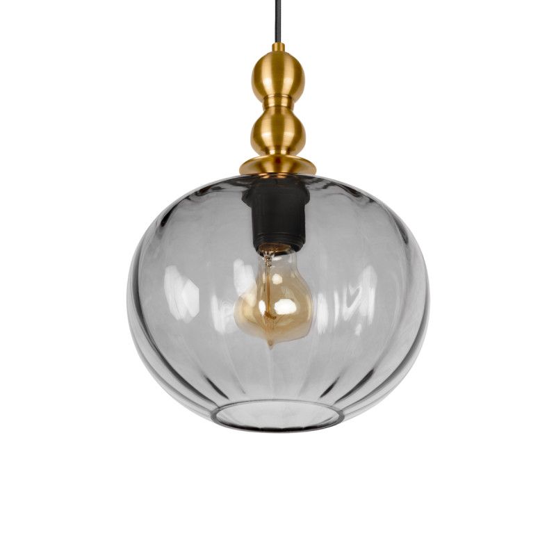 Подвесной светильник *25*-22,5 см, 1*E27*40W, LOFT IT Melon 10426 Smoke, бронзовый