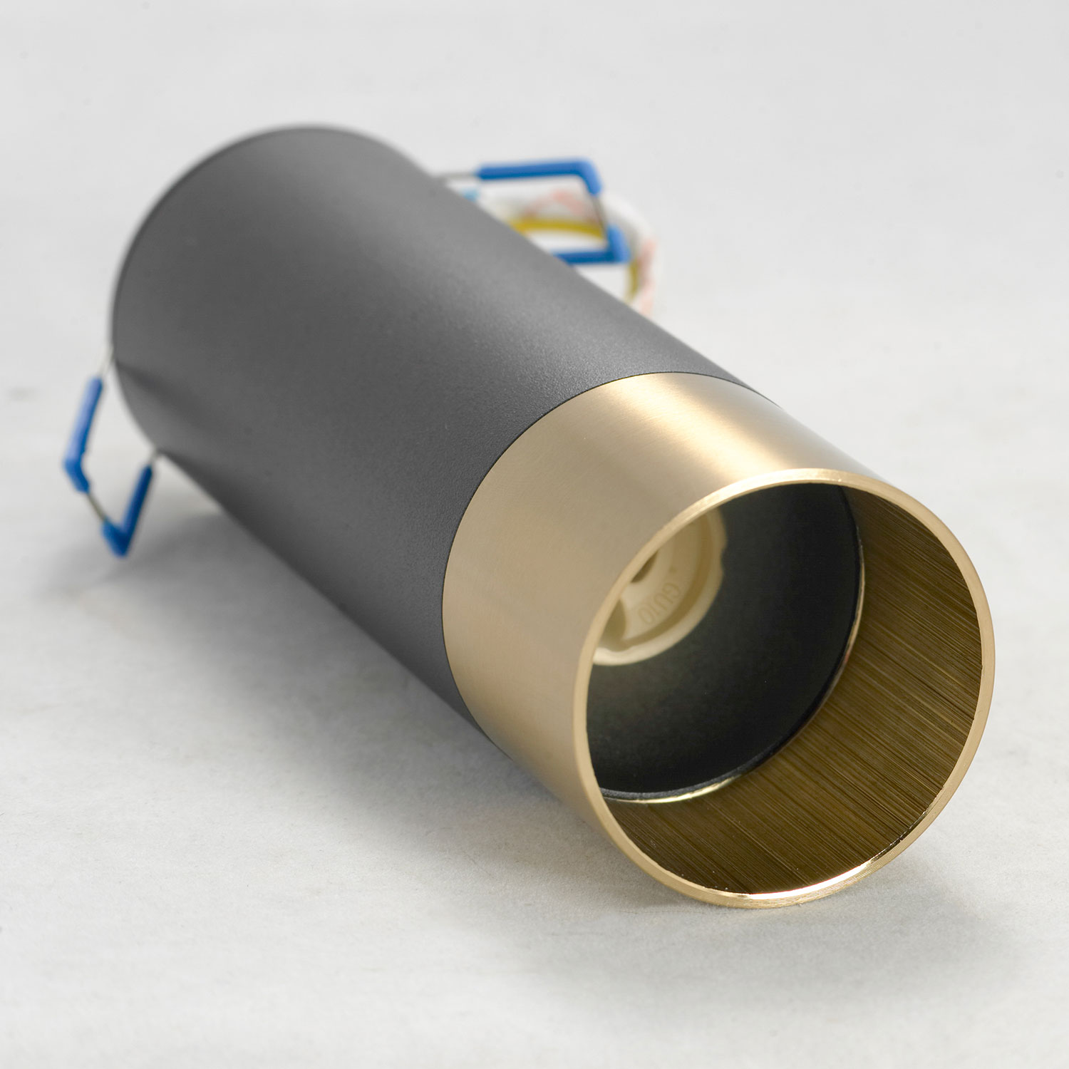 Потолочный светильник 5*17 см, 1*Gu10*50W Lussole Gilbert LSP-8556 черный/бронзовый