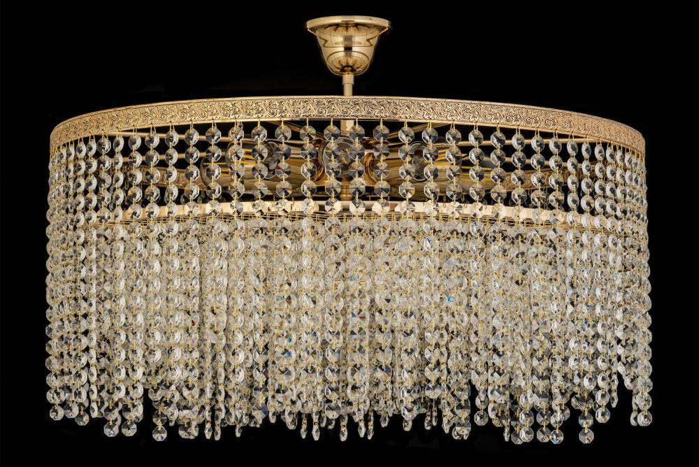 Люстра потолочная *60* см, 8*E27*60W, Arti Lampadari Favola Favola E 1.3.60.102 G, золотой