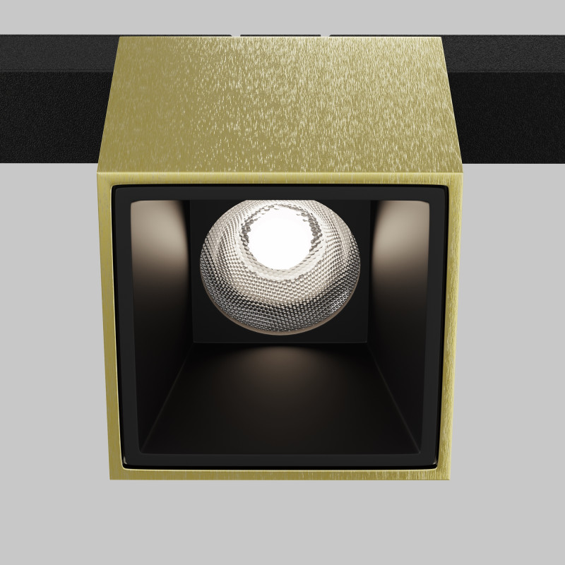 Светильник 19,3*5,3*9,6 см, LED, 7W, Maytoni Technical Alfa S TR133-4-7W-DS-BS латунный, 3000-6000K, 50°, Dim