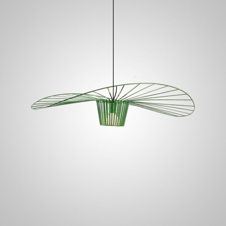 Подвесной светильник HAT D100 Green 100*100*11 см, 1*E27*60W, ImperiumLoft HAT01, Зелёный