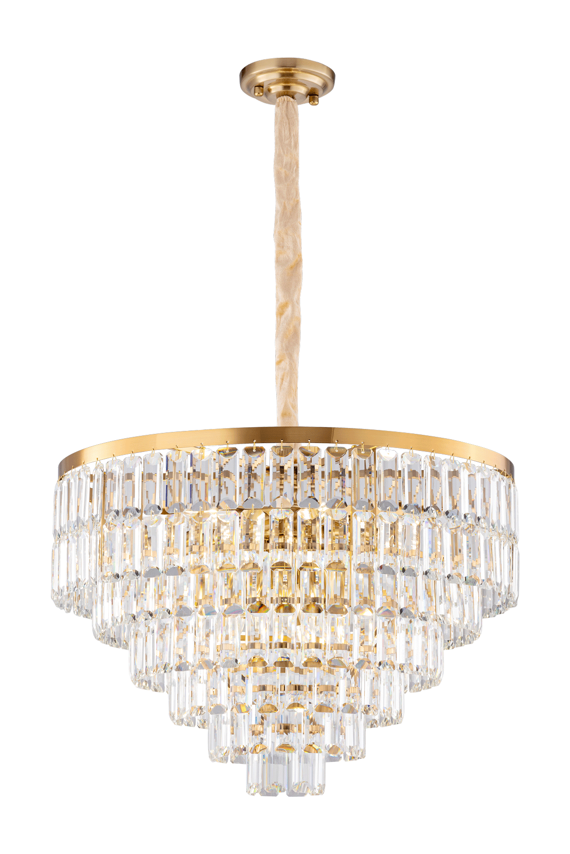 Люстра 600*450, 16*E14, 40W NewRgy Cristallo 2752P/16A PLATING BRASS+CLEAR, PLATING BRASS+CLEAR