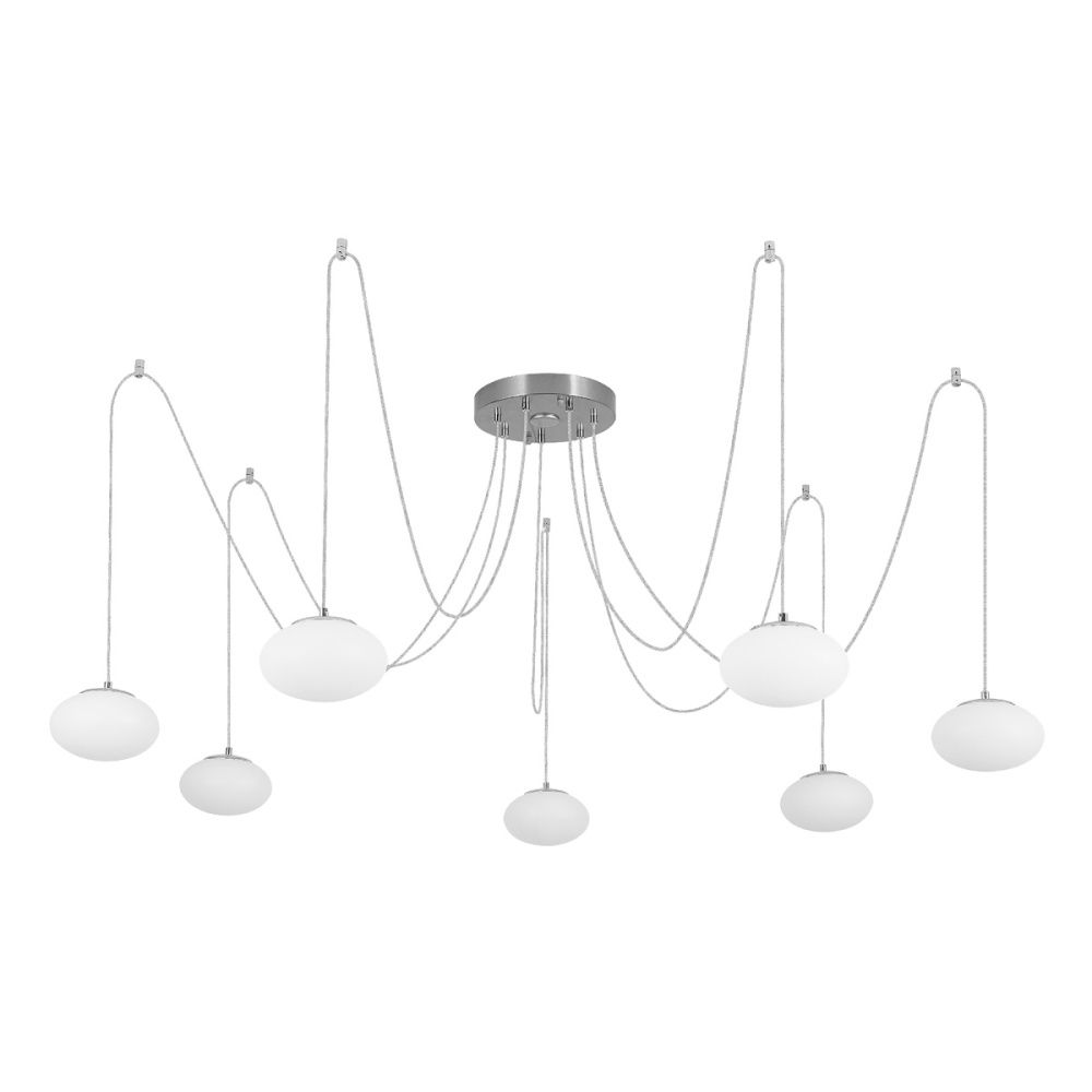 Светильник 150 см, 84W, 3000-5500K, Citilux ATMAN SMART CL226A071 LED RGB, матовый хром