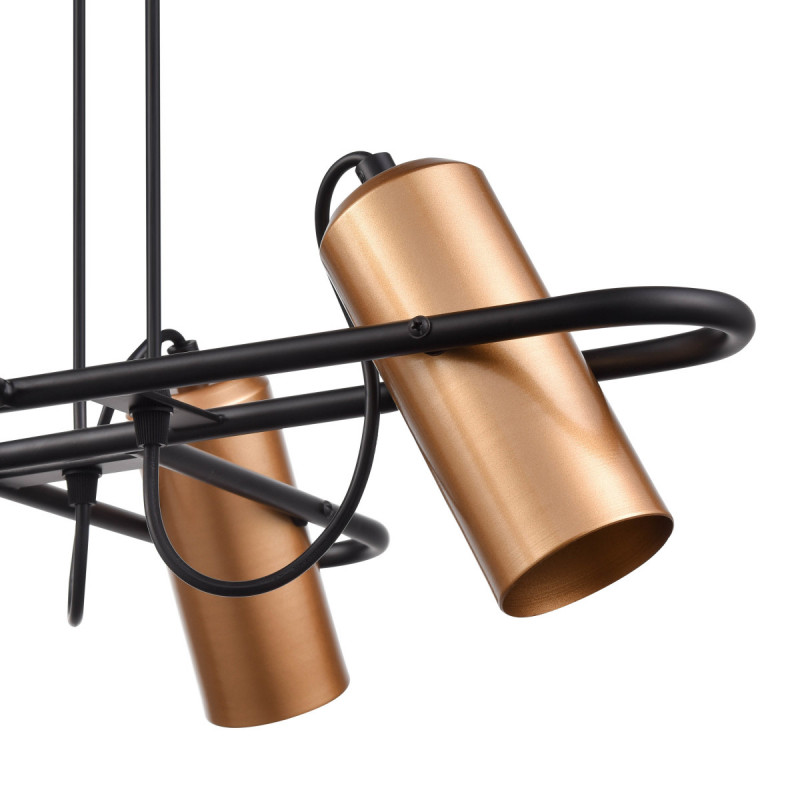 Подвесной светильник 60*60*130 см, 4*E14 черный Vele Luce Pacifico VL5804P04