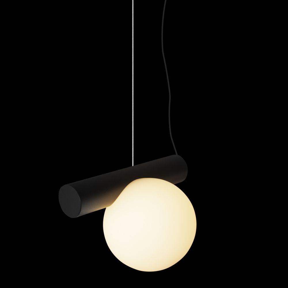 Подвесной светильник 20 см, Loft IT Tip 10389, черный