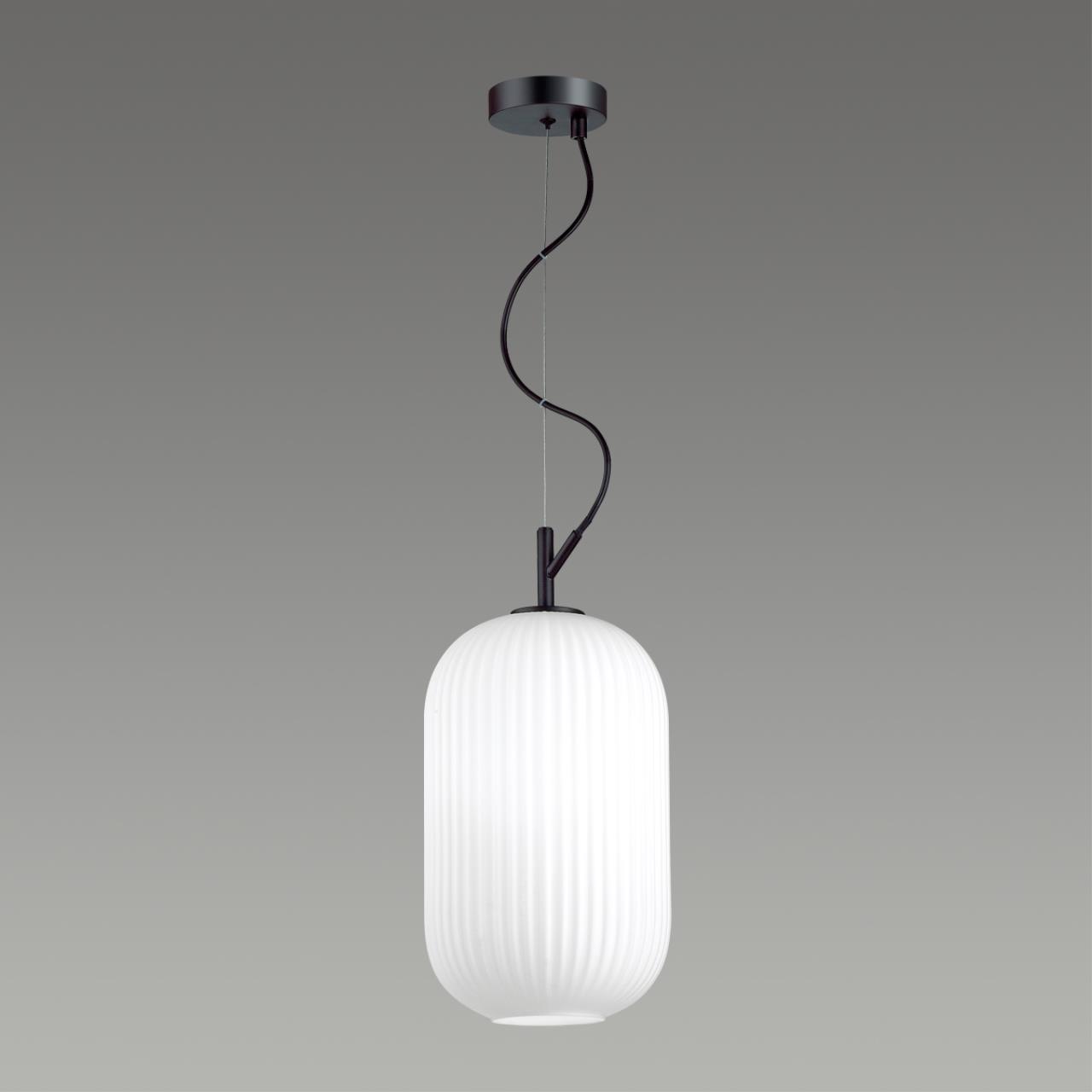 Светильник подвесной Roofi 4751/1 Odeon Light, диаметр 20 см, черный