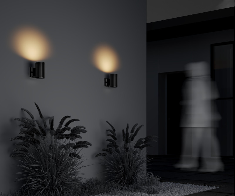 Светильник 16 см, Maytoni Rando O419WL-01B, черный