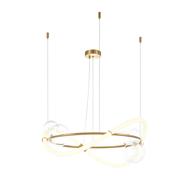 Светильник 71 см, 44W, 3000K, Maytoni Oasis MOD289PL-L44BS3K, латунь