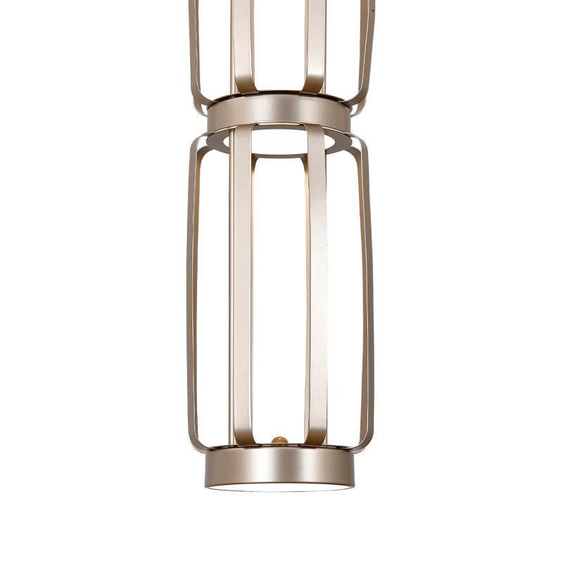 Подвесной светильник 15*15*150 см, LED, 47W, 3000К-6000K, Indigo CAPSULA V000158L золотой, 14027/4P Gold