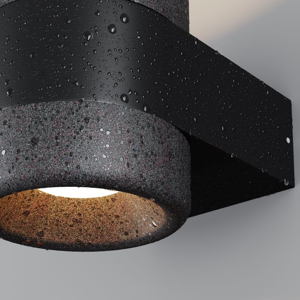 Бра Outdoor O490WL-L6B3K 8*12*-9 см, *LED*6W, K, Outdoor Orbit O490WL-L6B3K, Черный