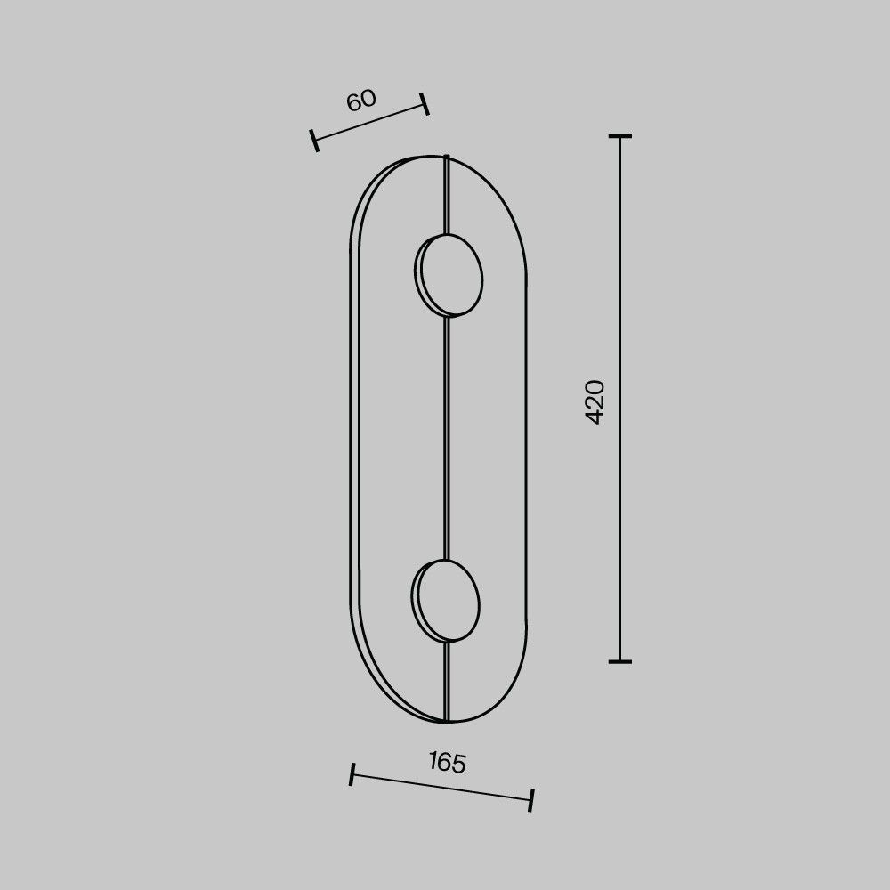 Настенный светильник 16,5LED, 16Вт, 4000K, Modelux MS.191.420 Латунь