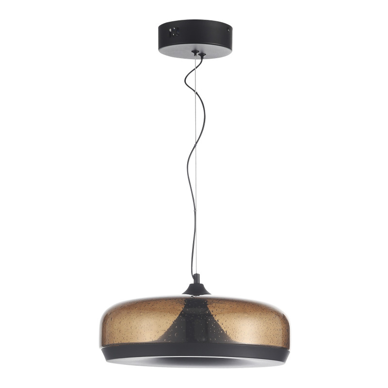 Подвесной светильник 34*200 см, LED, 42W,  3000К, ST-Luce Ripple SL6014.603.01 черный