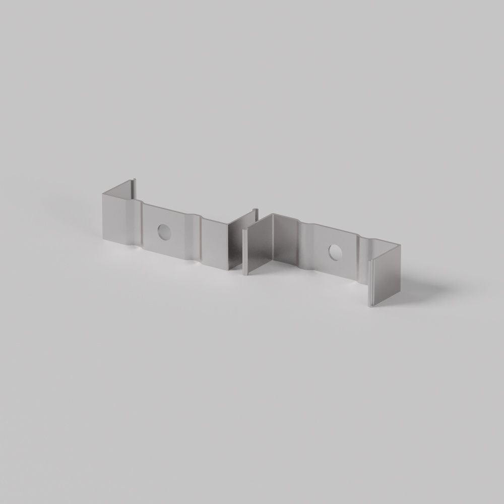 Комплект креплений (для профиля 35×35) 4 шт., ALM-3535A-MT 642032, 2*4*2 см, Maytoni Led Strip 642032, Серебро