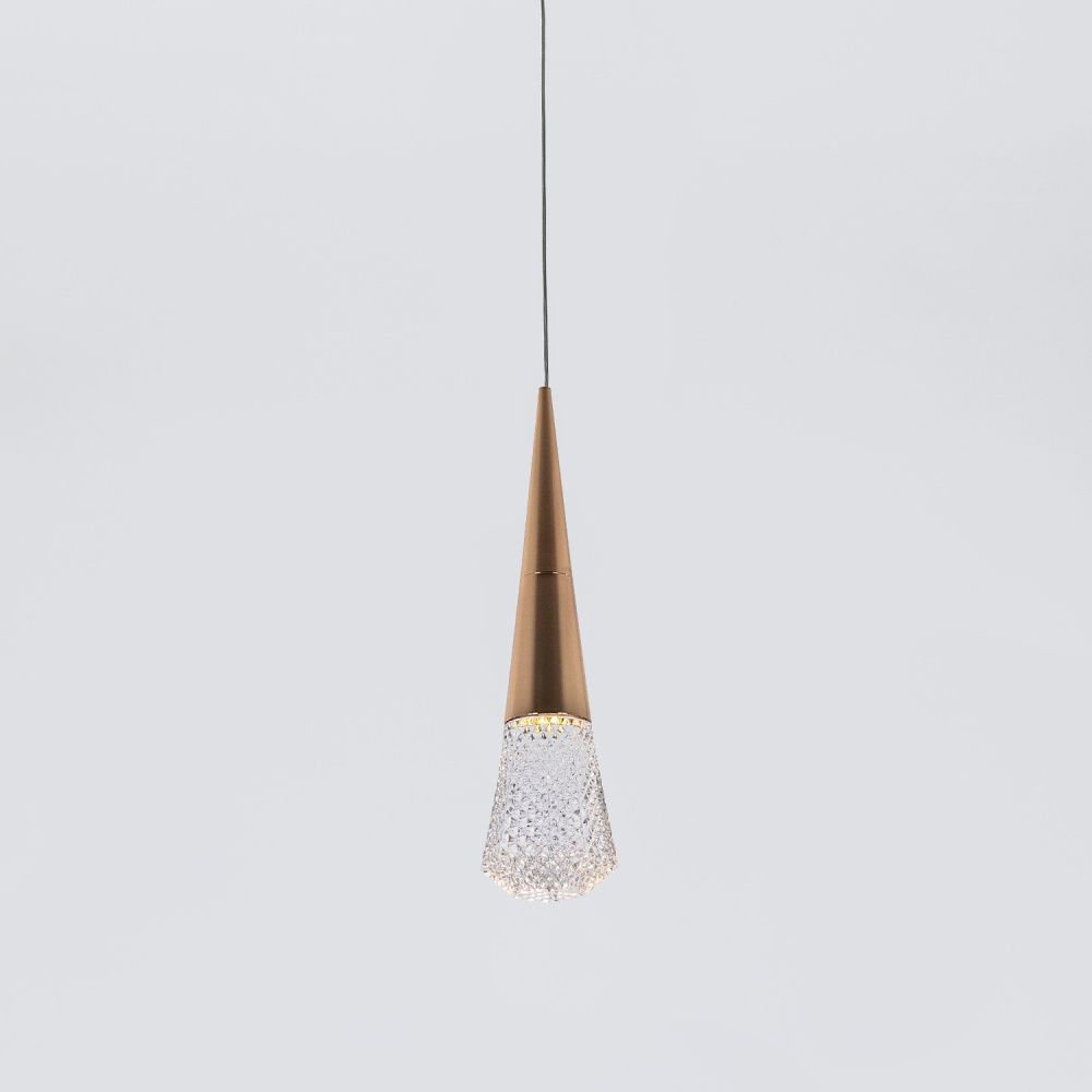 Подвесной светильник 8*8*200 см, LED 3W, 4000K, Золото MODELUX ML.3315.1