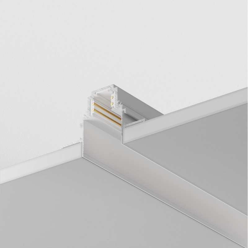 Шинопровод 200 см встраиваемый Maytoni Technical Magnetic track system S35 TRX004-222W черныйIP 20