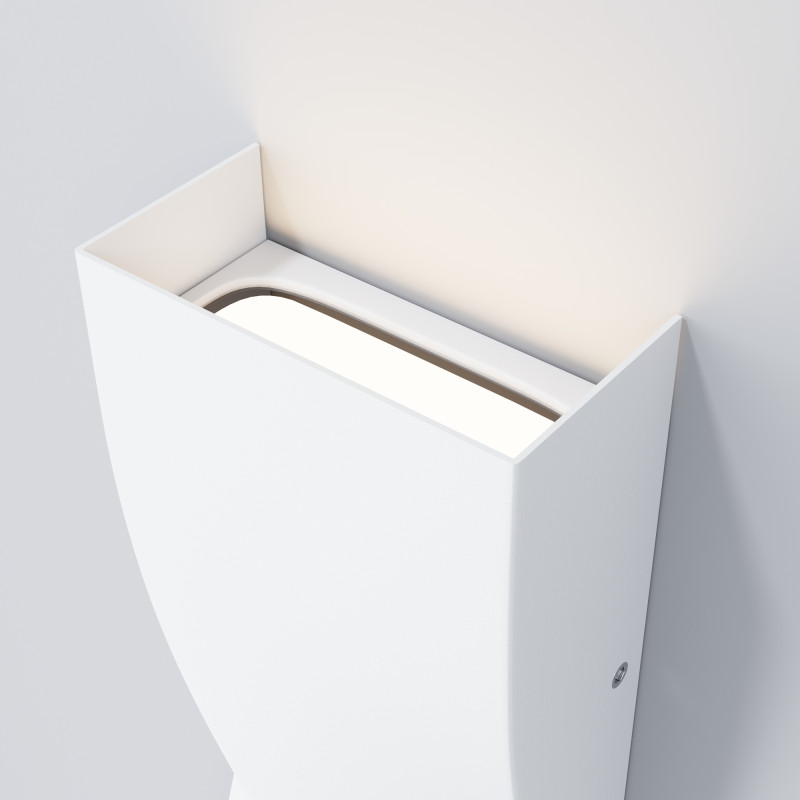 Уличный настенный светильник Maytoni Twist O040WL-L11W3K, 11W LED, 3000K, белый