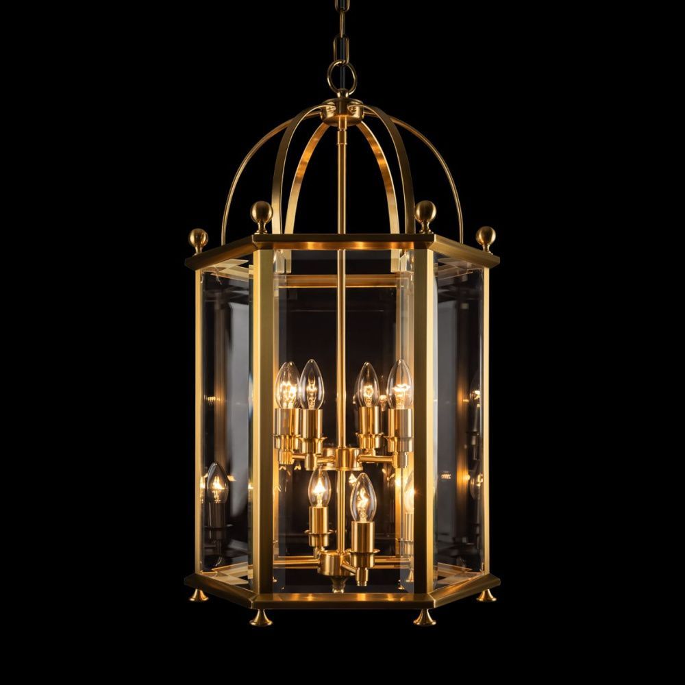 Подвесная люстра 46 см, Loft IT Glory 10592/8 AB, бронза