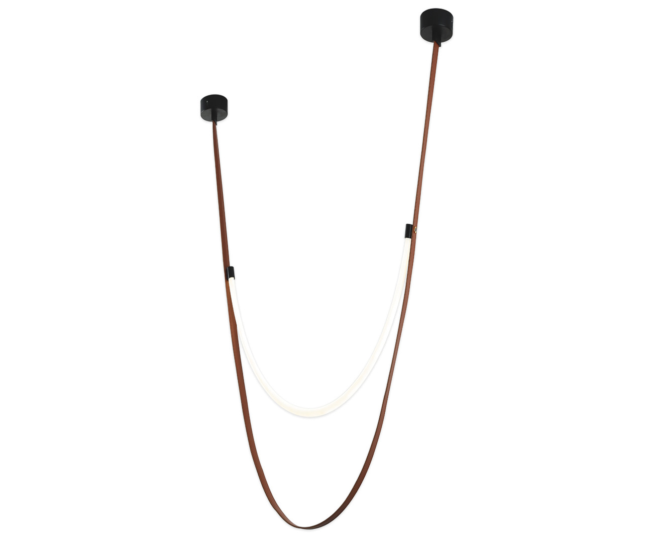 Светильник 36W, 4000K, Kink Light 07690-150,04, черный-кожа