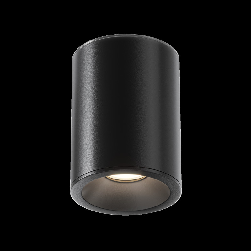Светильник 9*9 см, GU10 7W, Maytoni Antares C029CL-01B, черный, IP65