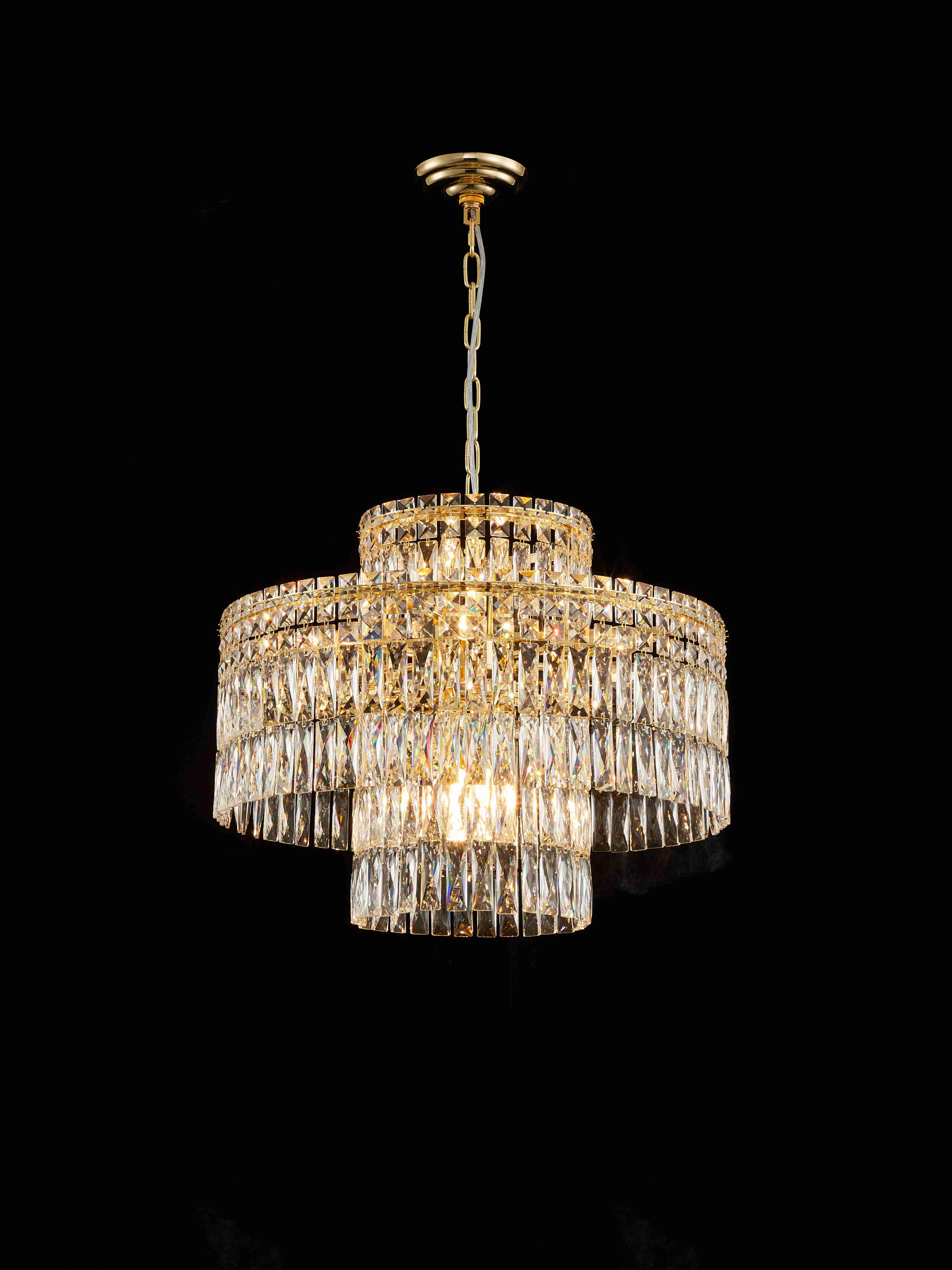Люстра 600*460, 14*E14, 40W NewRgy Cristallo M32-ф600*H460 H GOLD, H GOLD