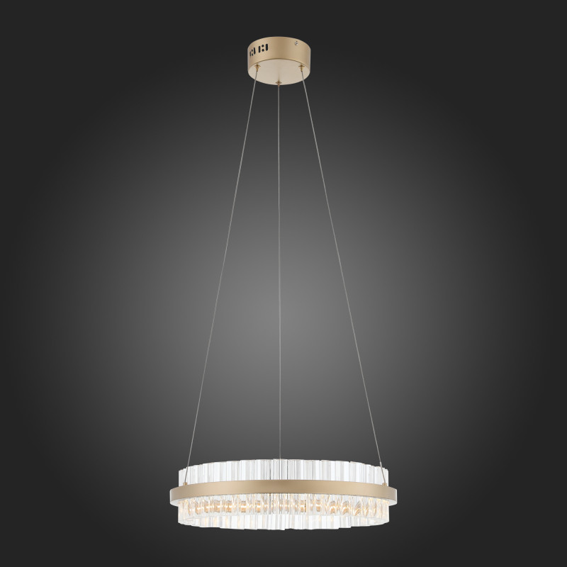 Светильник подвесной 46 см, 34W 3000K ST LUCE CHERIO SL383.203.01 Золотистый