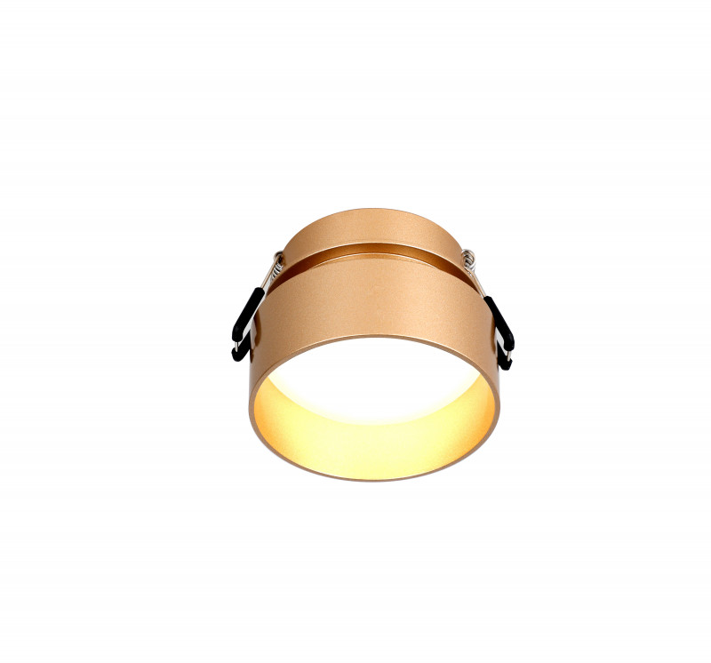 Врезной светильник Favourite Inserta 2885-1C, D80*H60, cutout:D65, золота, акриловое стекло