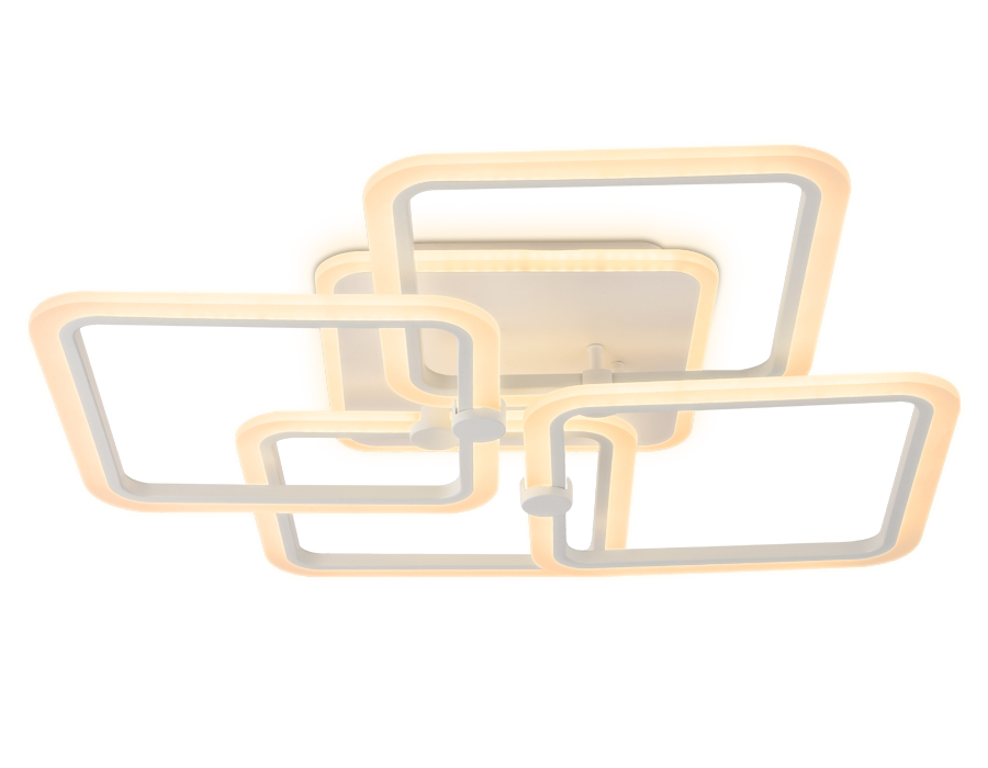 Светильник 67*67*12 см,  148W, 3000К, белый Ambrella Acrylica Original FA537