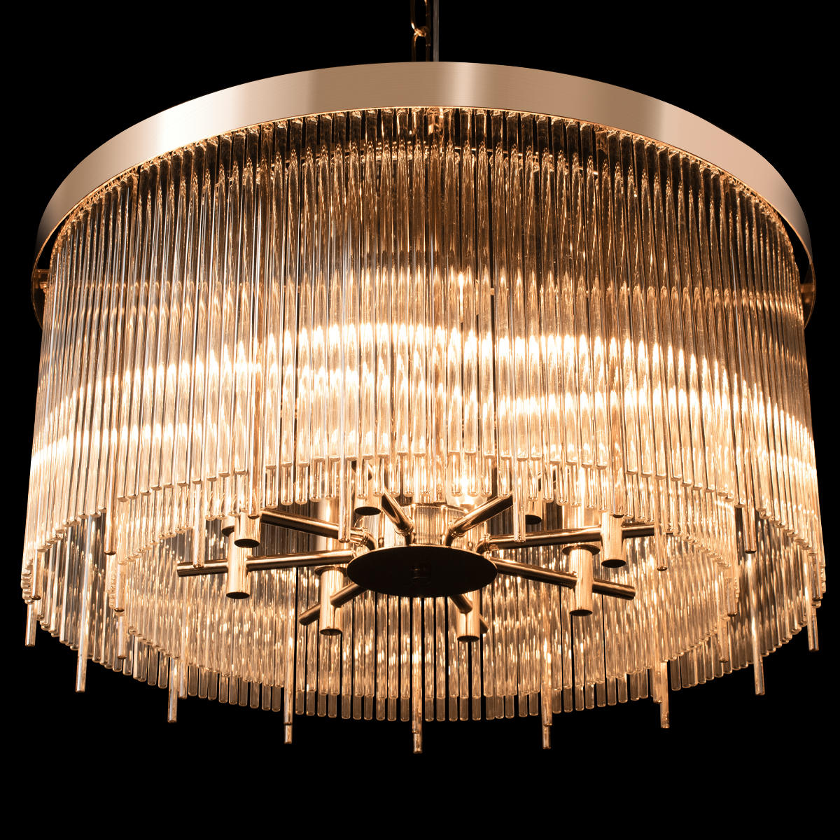 Подвесной светильник 60*28 см, 8*E14 LOFT IT Montana французское золото 10299/600 French gold