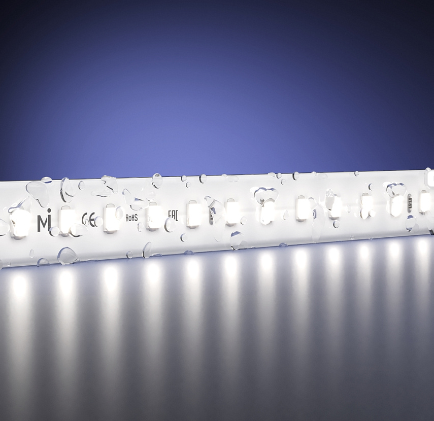Светодиодная лента Ultra 220В 2835 8Вт/м 6000K IP65 Maytoni Technical Led Strip 201201, цена за метр, катушкой по 50 м