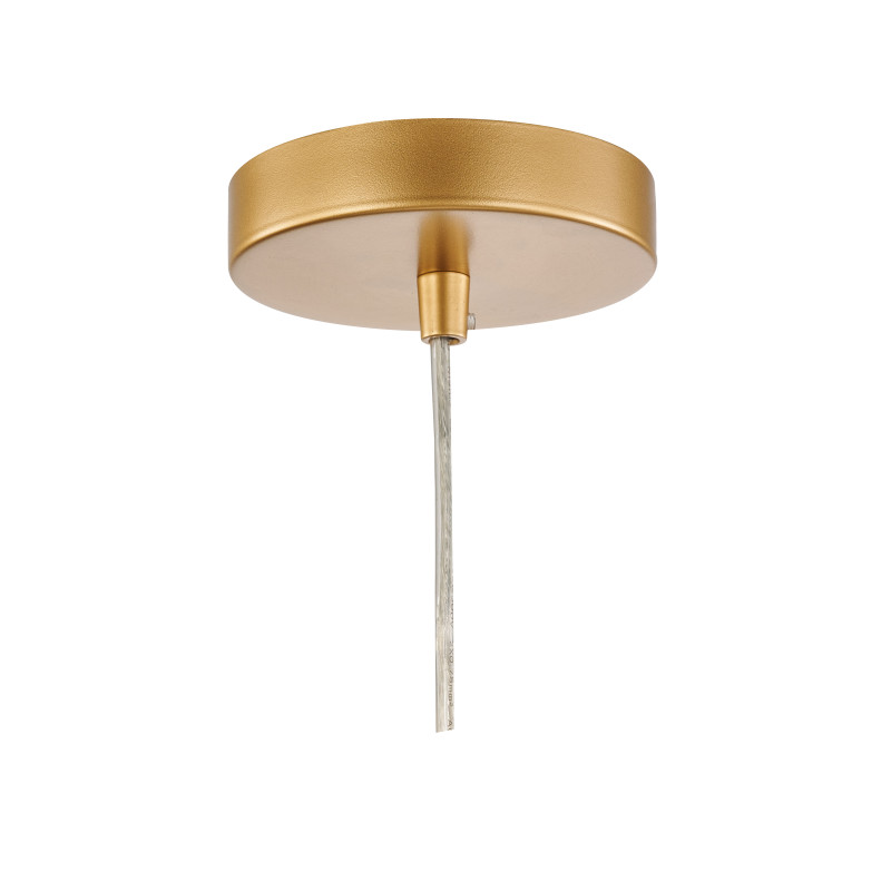 Подвес Favourite Absolute 2928-1P, D150*H265/1310, каркас золотого цвета, плафон из стекла цвета опала
