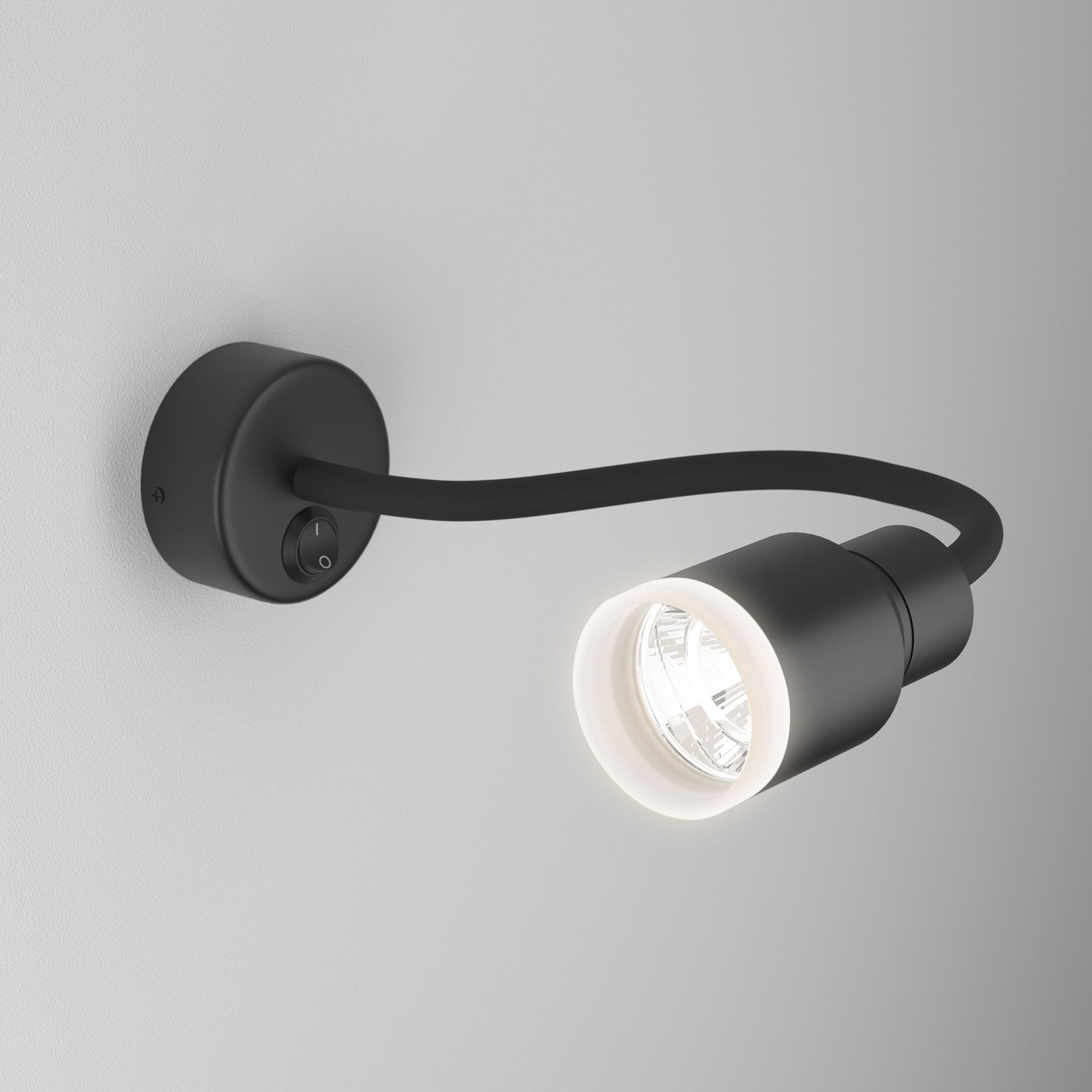 Настенный светодиодный светильник с гибким корпусом Molly LED MRL LED 1015 черный Elektrostandard