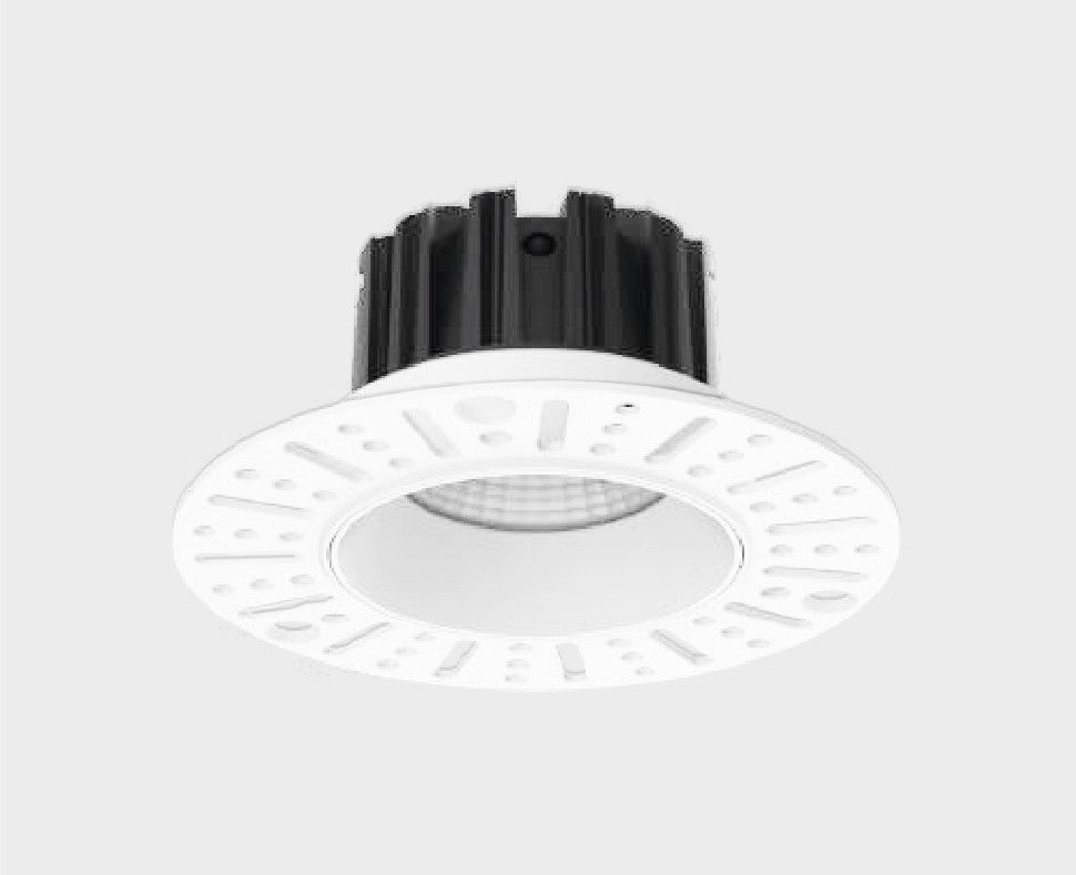 Встраиваемый светильник 12 см, 12W, 3000K, Italline IT02-028 white 3000K, белый
