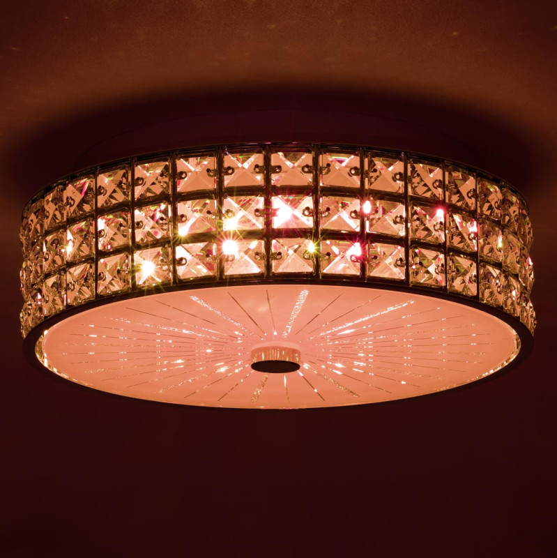 Светильник 31 см, 48W, 3000-5500K, Citilux CL32413G1, хром