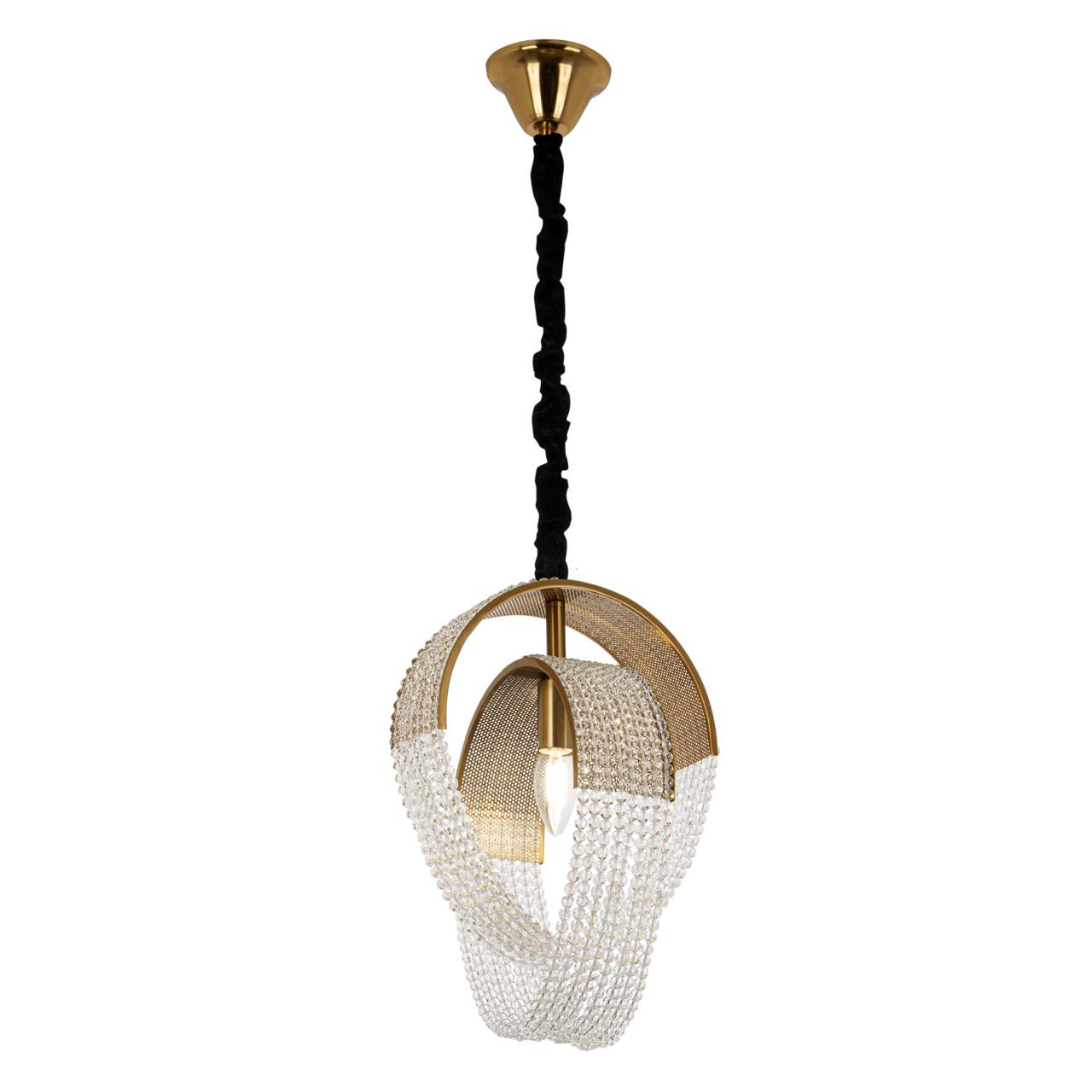 Подвесная люстра 25*25*100 см, Е14 1x40W, Латунь MODELUX ML.317.1 BS