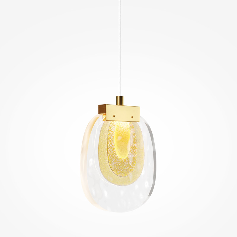 Накладной светильник 10*15*325 см,  LED, 3W, 3000К, Maytoni Biology MOD367PL-L3BSK латунный
