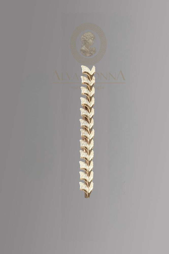 Бра 78133-B800, H800MM/100MM LED, 40W, K, Alva Donna, Золото