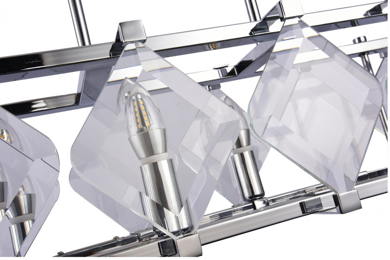 Подвесная люстра 25*90*125 см, 8*E14 хром Vele Luce Vittoria VL3053L08