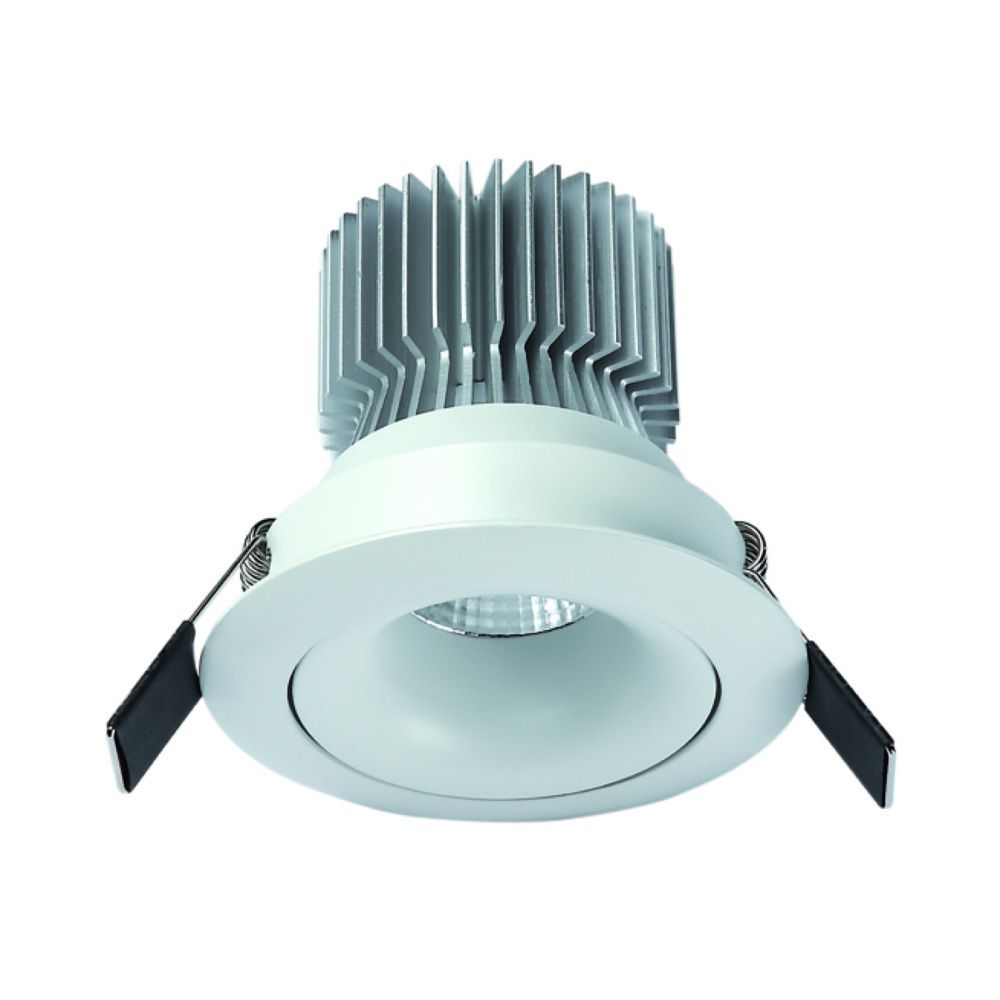 Светильник встраиваемый 10,7*9,5 см, вр 9,5 см, *LED*12W, 4000K, Mantra Formentera MANC0078, матовый белый