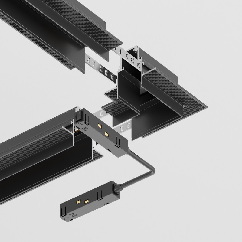 Комплектующие для встраиваемой трековой системы Maytoni Technical Magnetic track system S35 TRA004CL-22B черныйIP 20