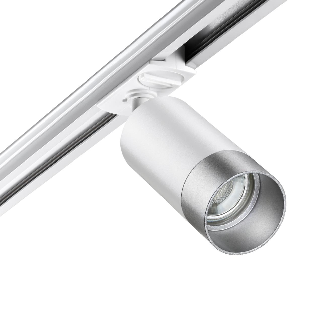 Светильник 5 см, Novotech Slim 370862, белый-серебро