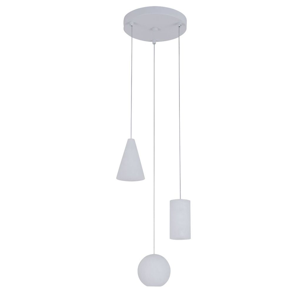 Подвесной светильник 27 см, Indigo Serenita 11075/3P White V000616, белый