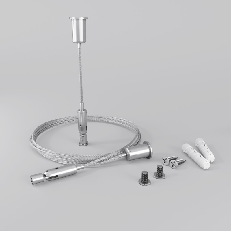 Комплект подвесов для радиусного профиля 2 шт. ALM-3535R-P-4M 400 см, Maytoni Led Strip серебро