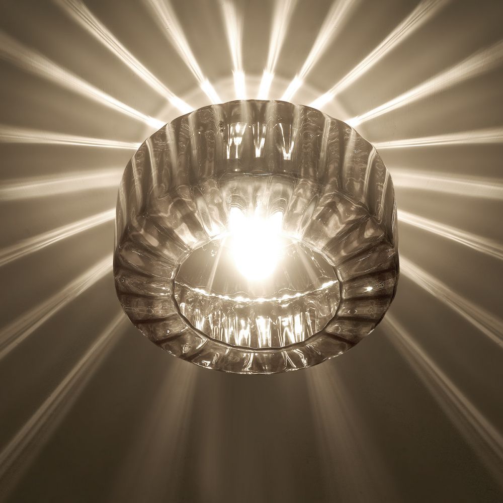 Светильник потолочный Odeon Light Binga 4746/1C, диаметр 30 см, черный